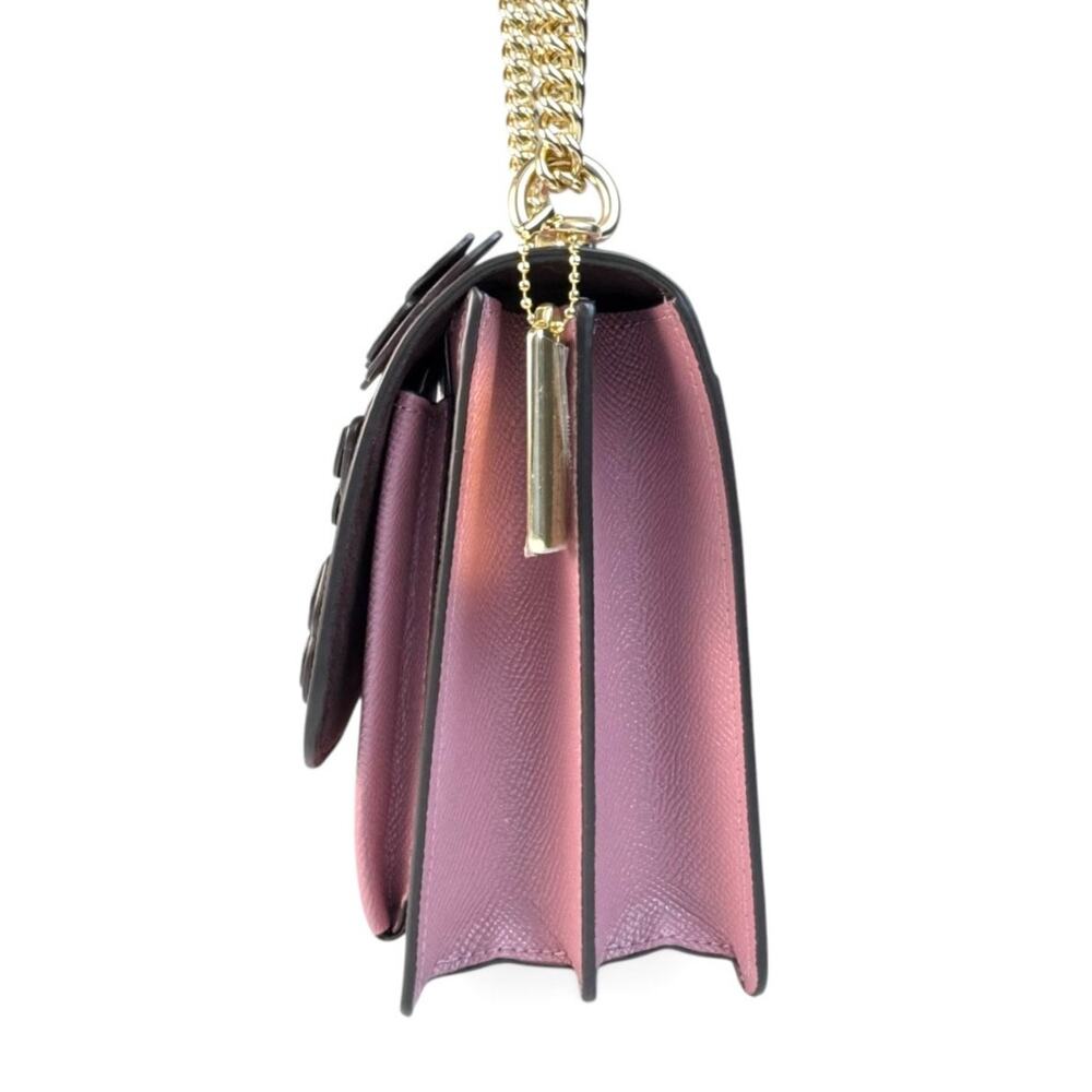 Authentic Coach Klare Butterfly Tea Rose Appliqué Chain Crossbody NWT Rare - Picture 5 of 10